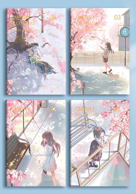 Sakura Spring Girl Notebook