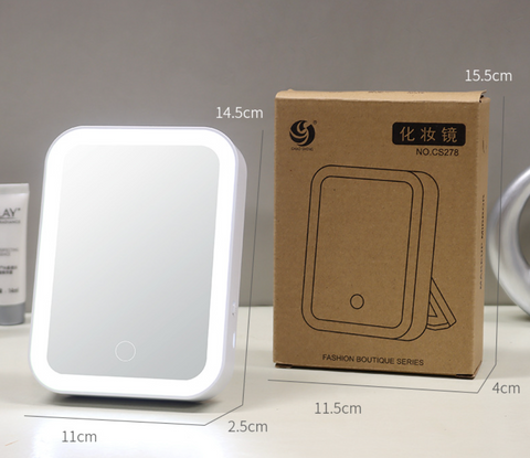 LED Rectangle Makeup Light Mirror