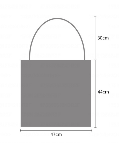 Bohemian Reversible Square Canvas Tote