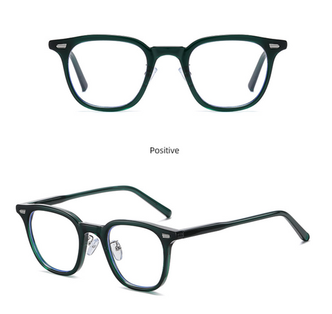 Square Frame Temple Anti Blue Glasses