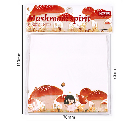 Mushroom Spirit Sticky Note