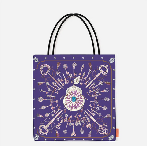 Square Spacious Canvas Tote