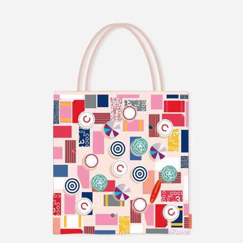 Square Spacious Canvas Tote