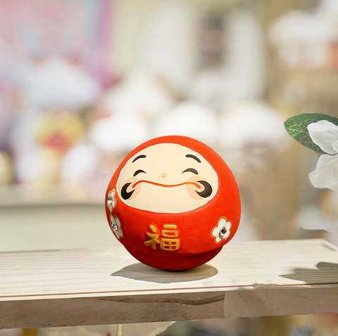 Lucky Red Daruma Tumbler 6cm