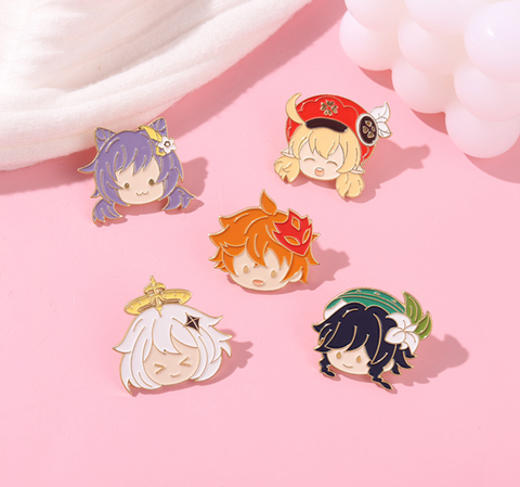 Genshin Impact Cute Pins