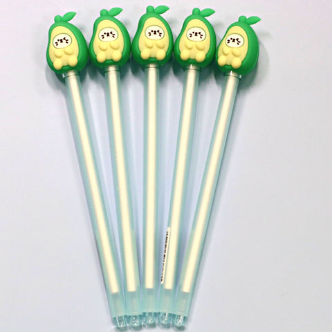 Avocado Cat Gel Ink Pen Black 0.5mm