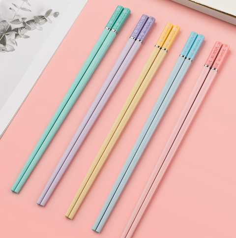 Morandi Chopsticks 5 Set Pastel