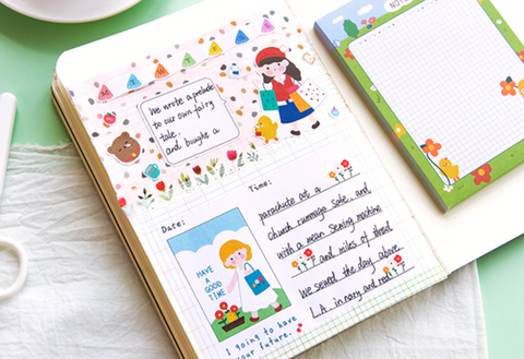 Jiyu Flora Note Paper