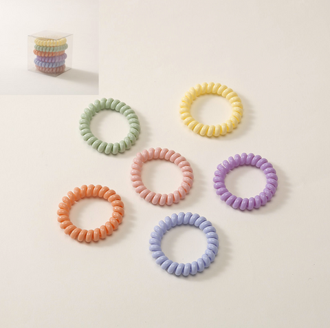 6 Set Phone Cord Band