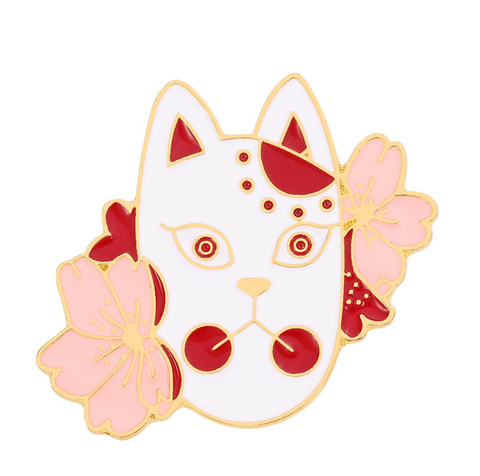 Demon Slayer Kitsune Pin