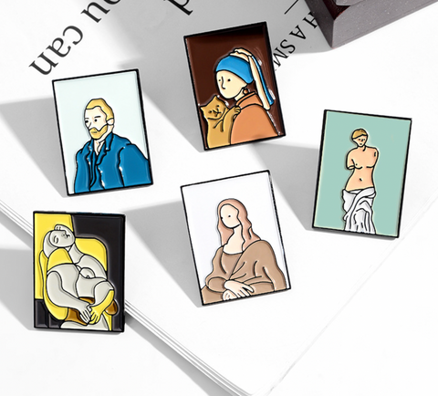 Famous Painting Pin