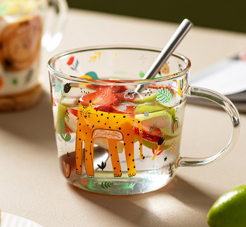 Cartoon Glass Mug