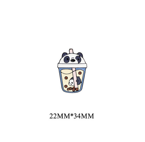 BareBears Bubble Tea Pin