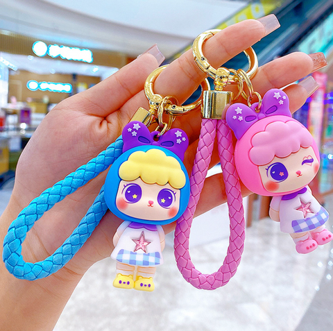Bear Girl Keychain