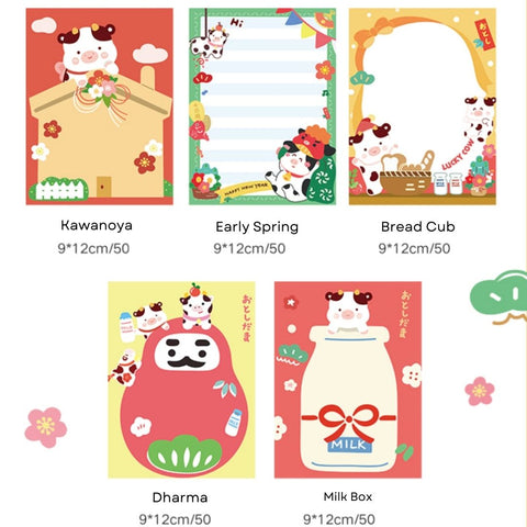 Hashimoto Cow Note Pad