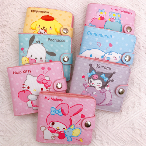 Sanrio Button Short Wallet