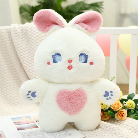 Bright Eye Heart Rabbit Plush 23cm