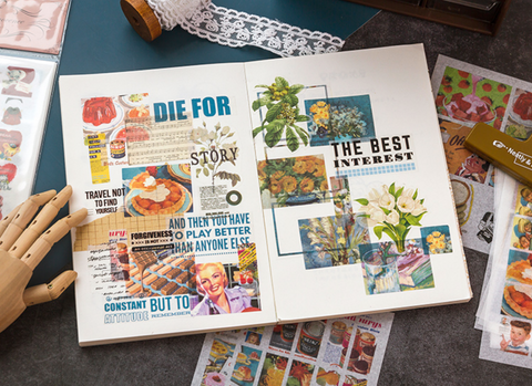 Vintage Scrapbook Sticker