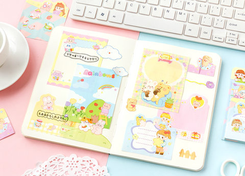 Jiyu Fun Shaped Tabbed Post It