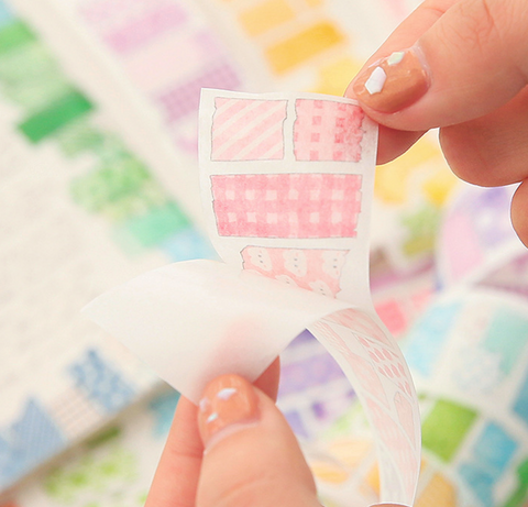 Telado Washi Pattern Stripe Tape