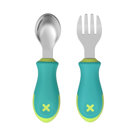 Stainless Steel Short Fork and Spoon