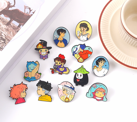 Ghibli Characters Pins