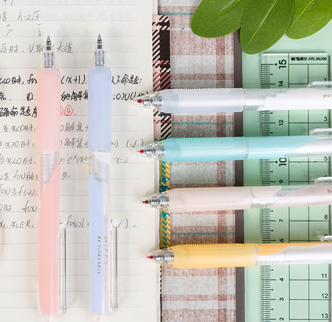 6 Color Fast Dry 0.5mm Gel Ink Pen