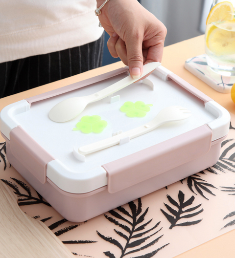Wood Rectangle Lunchbox