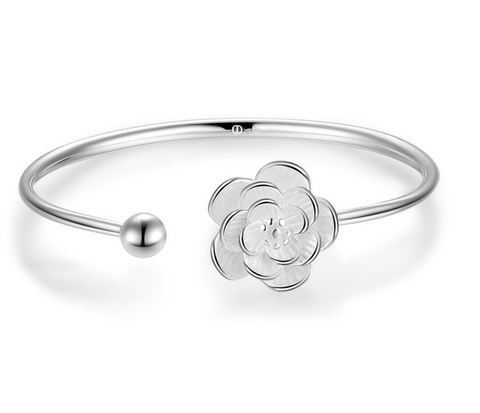 Lotus Silver Bracelet