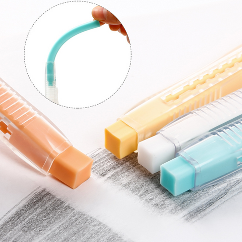 KOKUYO Candy Color Tube Eraser - Yellow