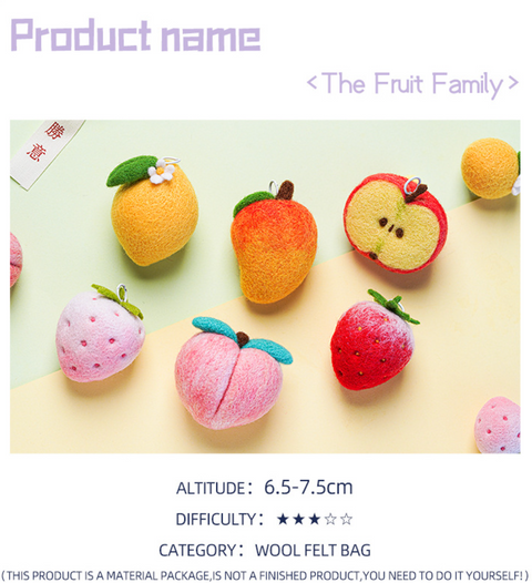 Fruit Needle Felt Set