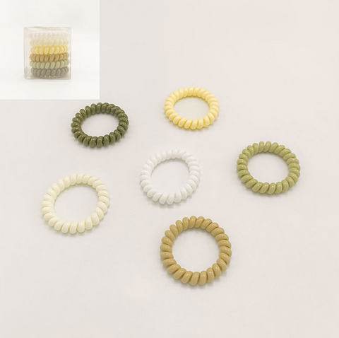 6 Set Phone Cord Band