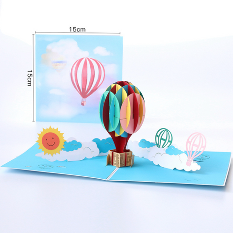 Pop Out Card Hot Air Balloon