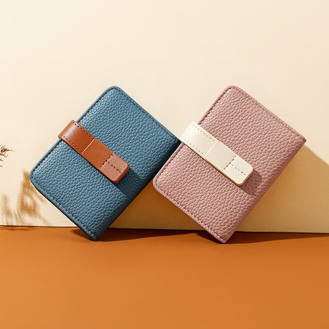 Buckle Card Holder Wallet