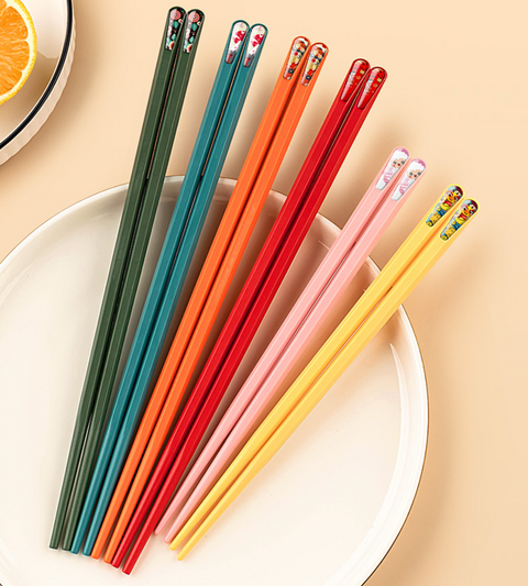 Parent Child Chopstick 5 Set