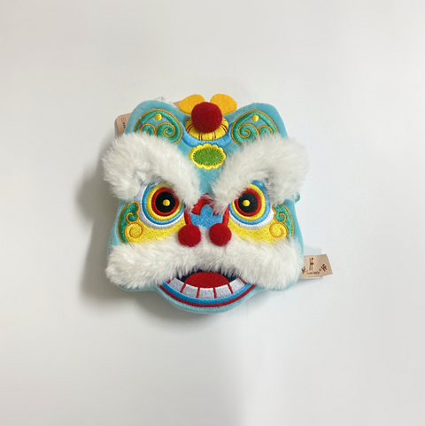 Chinese Lion Plush Coin Bag
