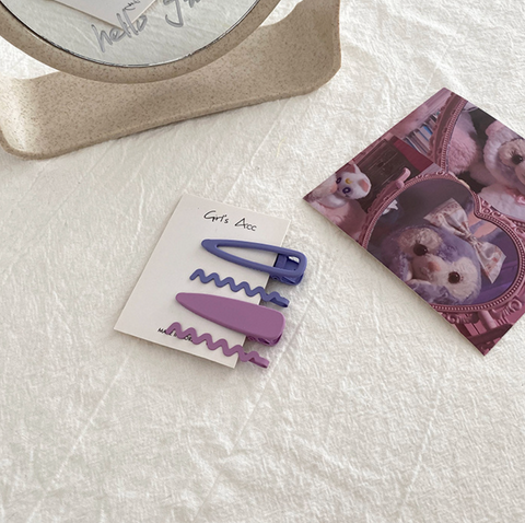 Colorful Hair Clip Set