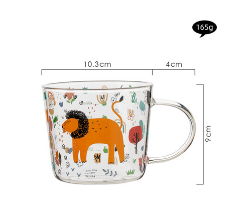 Cartoon Glass Mug