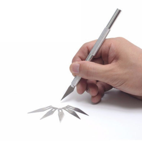 Metal Knife Cutter with 5 pcs