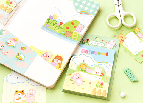 Jiyu Fun Shaped Tabbed Post It