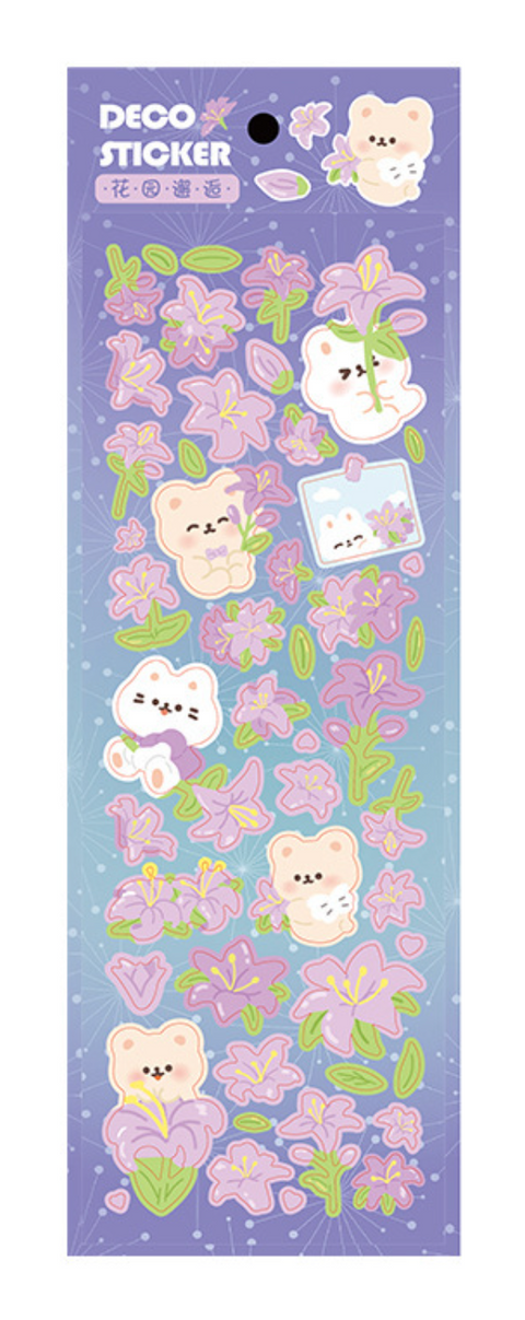 Jiyu Sparkle Bear Stickers