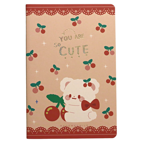 Cherry Bear A5 Notebook