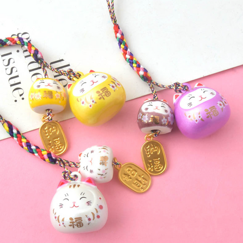 Gemini Lucky Cat Pearlescent Charm