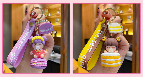Dessert Girl Keychain