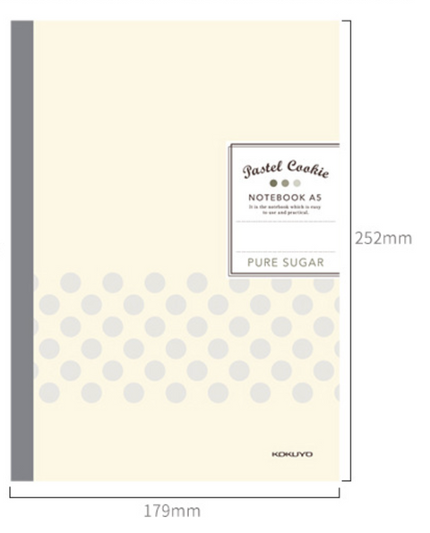 Campus Pastel Cookie Lined Notebook B5 40pg