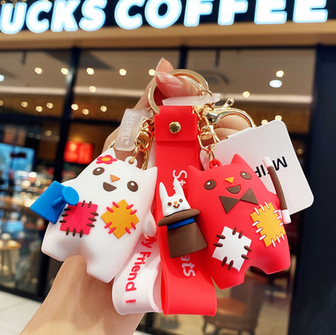 Strange Cats Keychain