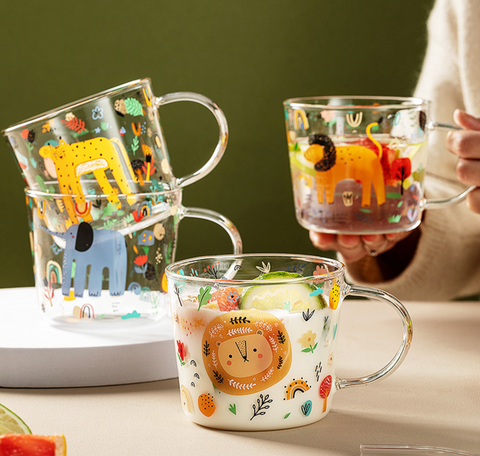 Cartoon Glass Mug