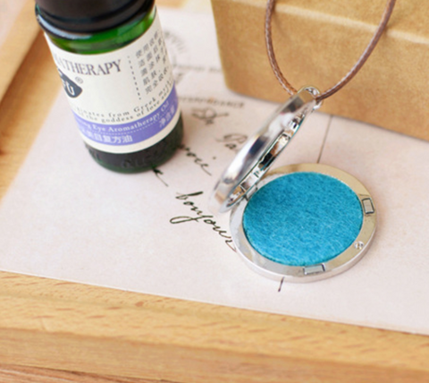 Owl Blue Scent Necklace