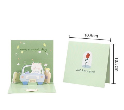 Cute Pop Out Card Enjoy