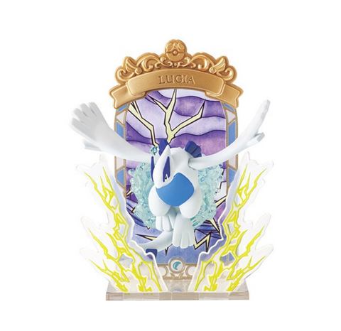 Pokemon Stained Glass Statues